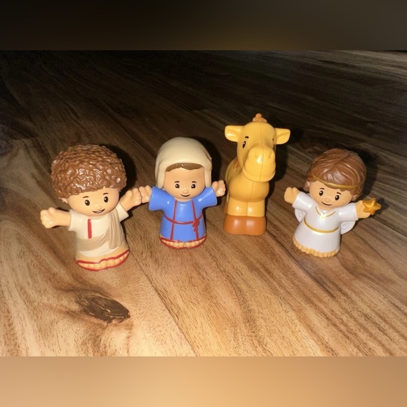 Fisher Price Little People Nativity Lot Mary Joseph Angel Camel  2023 - Picture 1 of 3